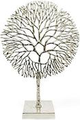 Silver Coral Sculpture 53cm Ornament