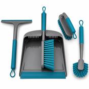 5 Piece Dustpan &amp; Brush Set