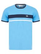 Shark Stripe Men's T-Shirt Azure Blue image