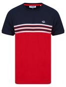 Le Shark Stripe Men's T-Shirt Chinese Red image