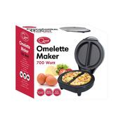 Quest Non-Stick Cool Touch Dual Omelette Maker, 700 W