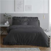 Ruffle Duvet Set Charcoal by Gaveno Cavailia