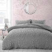 Alini Quilted Grey Duvet Cover Set image