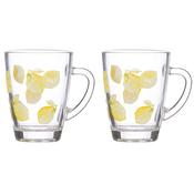Amalfi 2pk Glass Mugs 28cl