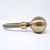 Curtain Holdbacks Antique Brass Ball 2 Pack image