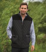 Arundel Diamond Quilted Bodywarmer Black by Champion image