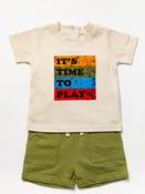 It's time to Play Baby Short Set