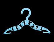 Baby Clothes Hangers Blue - 10 Pack image