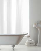 PEVA Shower Curtain White with Rings
