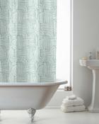 Shower Curtain Boho Waves 180x180cm