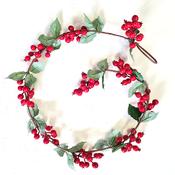 Holly &amp; Berry Christmas Garland image