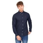 Bewley &amp; Ritch Chatmen Navy Slim Fit Button Down Shirt-Medium image