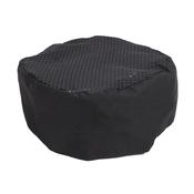Black Mesh Chef Skull Cap 103-046