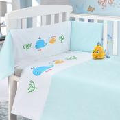 Cot Bedding Set Whale 2 Pieces My Little World