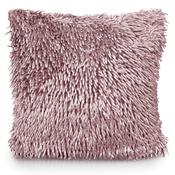 Chenille Cushion Cover Shaggy Blush 17"