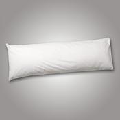 100% Cotton Bolster Pillowcase White