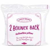 2 Pack Bounce Back Pillows Medium Support - Made in Ireland