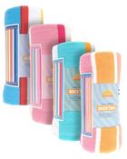 Stripes Design Microfibre Beach Towels 70x140cm Assorted image