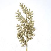 Champagne Glitter Christmas  Leaves