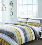 Duvet Cover Set Brooklyn Stripe Ochre by Velosso