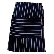 Butcher Half Apron Blue &amp; White Stripe 103-095 image