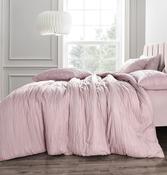Calais Pink Crinkle Duvet Cover Set by Velosso image