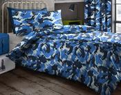 Camouflage Blue Duvet Cover Set by Velosso