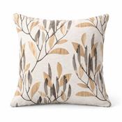 Leaf Ochre Jacquard Cushion Covers 22x22'' image