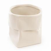 Stoney White Ceramic Planter 11cm