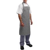 Black Check Bib Apron 103-028