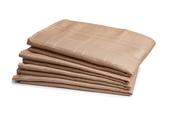 Chequered 4 Pack Napkins Latte
