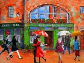 Chez-Joelle Cafe Canvas Wall Art 80x120cm