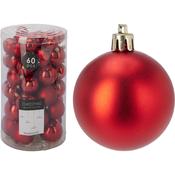 Christmas Balls Set 60Pcs Red