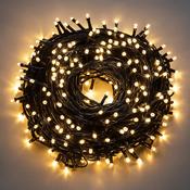 300 Warm White LED Multifunction String Lights, 15m