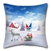 Christmas Sleigh Cushion Cover