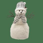 Snowman with Knitted Hat