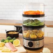 3 Tier Compact Food Steamer image