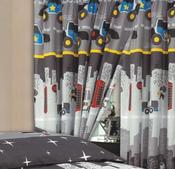Cops &amp; Robbers Readymade Curtains - 66" x 72" image