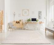 Cream Shaggy Rug image