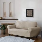 Delby Stretch Sofa Cover Beige-2 Seater