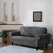 Delby Stretch Sofa Cover Charcoal-2 Seater