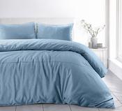 Denim Stonewash Duvet Cover Set by Velosso image