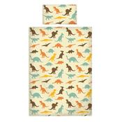 100% Cotton Dinosaur Toddler Bed Duvet Cover Set image