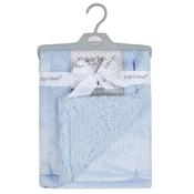 Double Layer Plush Baby Blanket Blue image