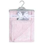 Double Layer Plush Baby Blanket Pink image