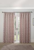 Duchess Readymade Tape Top Curtain Pair Blush image