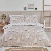 Duck Reversible Duvet Cover Set, Natural-Single image