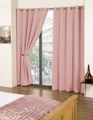 Cali Blush Blackout Eyelet Readymade Curtains image
