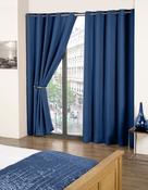 Cali Navy Blackout Eyelet Readymade Curtains image