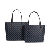 Set of 2 Tote Bag Shoulder Bag Black by Gessy